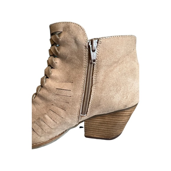 Coconut Brown  By Matisse Miranda Fringe Booties Size 10M - Picture 12 of 16